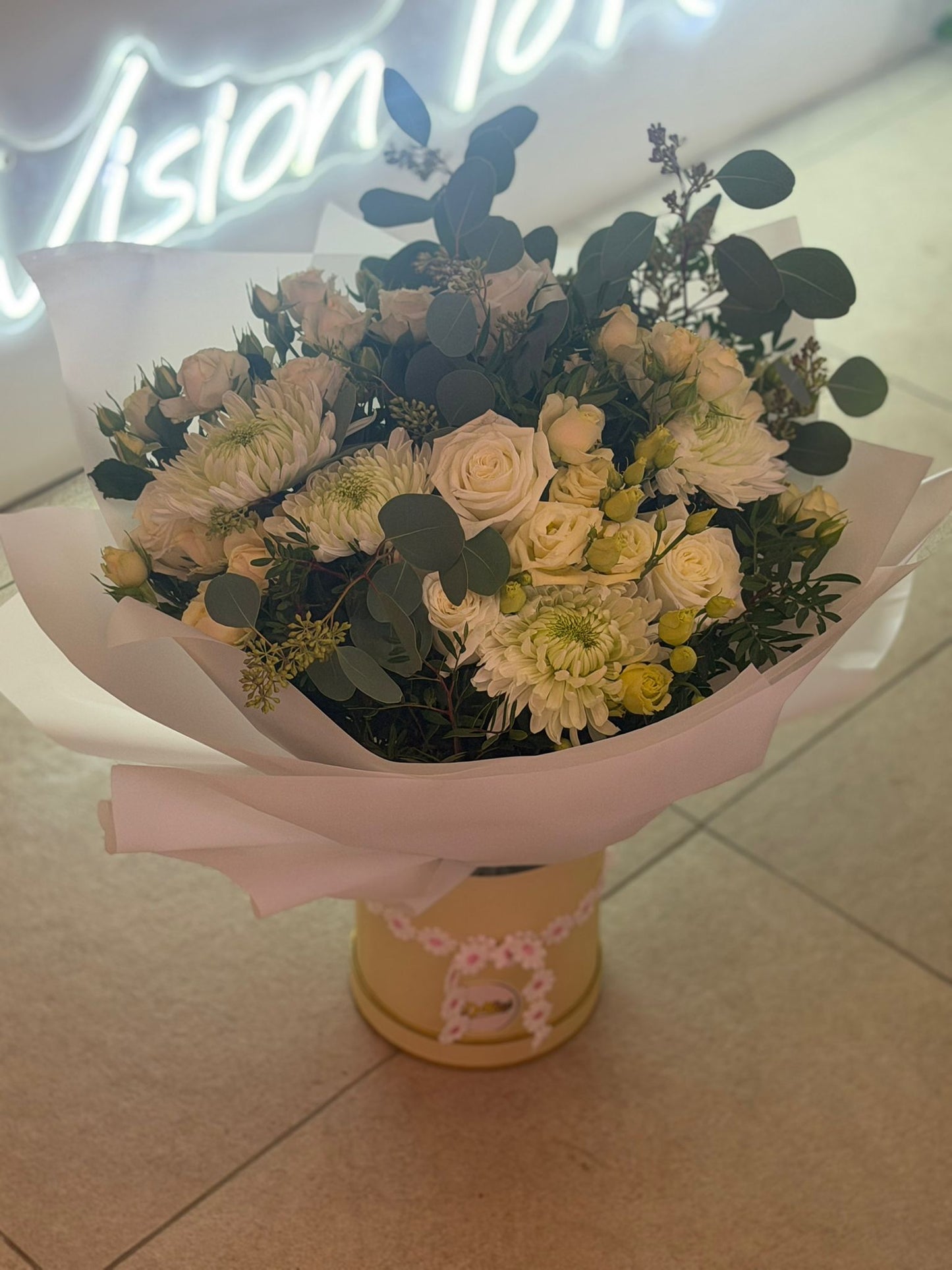 The Ivory Grace Arrangement Flowers