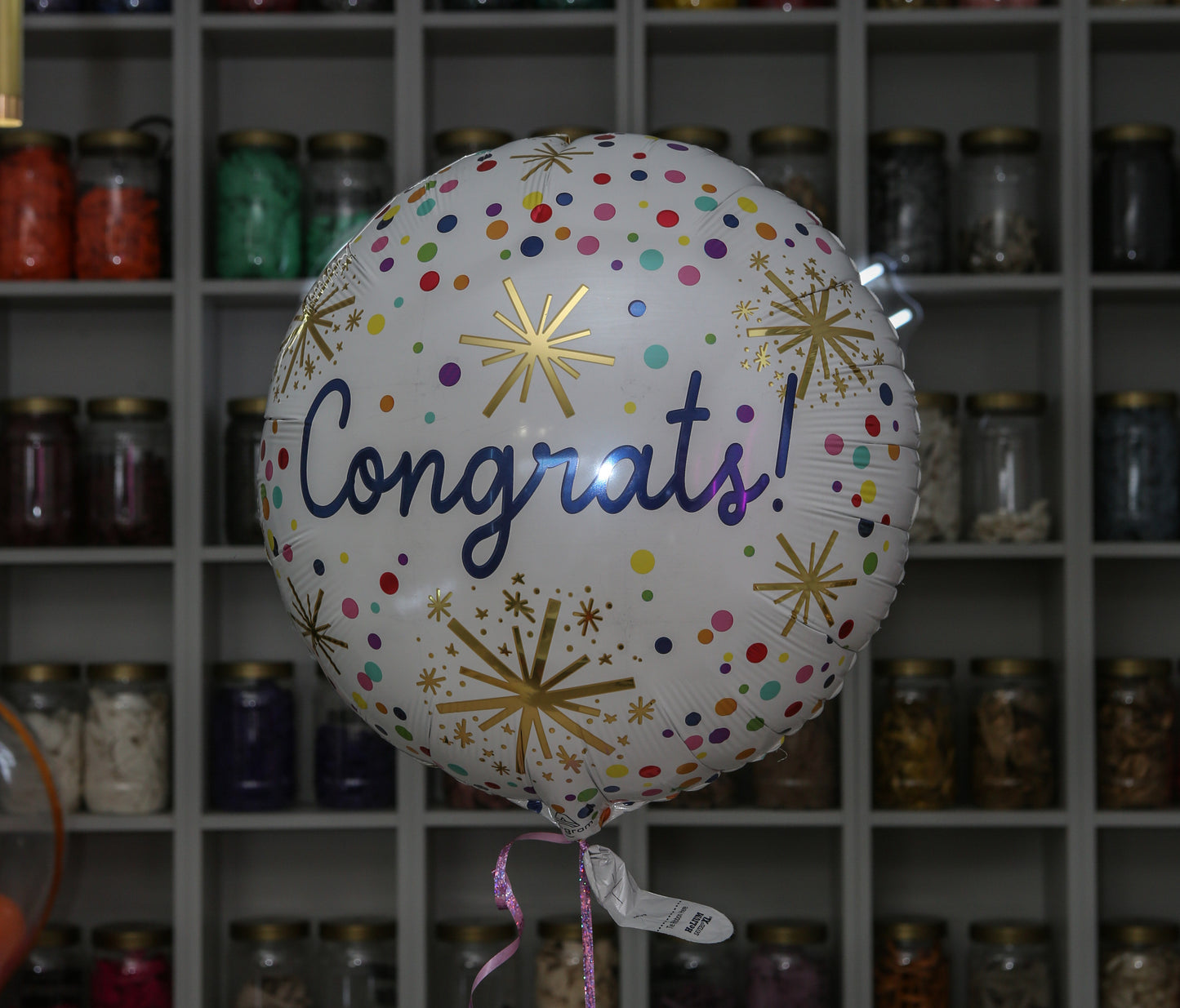 Congrats Celebration Balloon by Dotties – 18" Foil Balloon