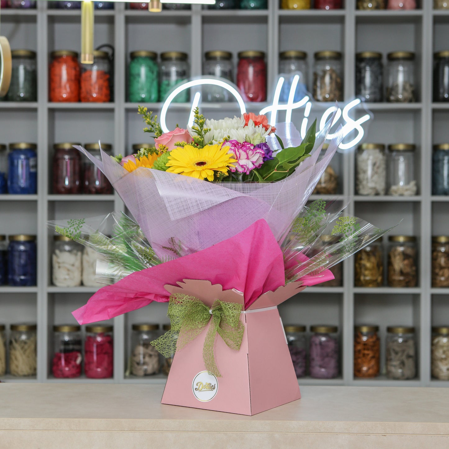 🌸  Florist Choice Aqua Bouquet