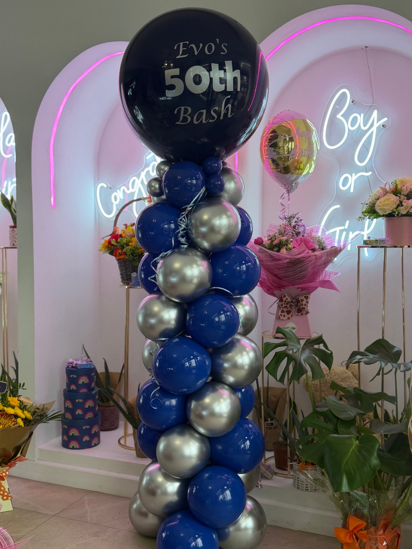 Personalised Balloon Stack