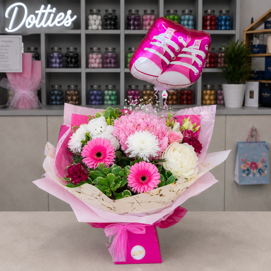 Little Princess Celebration Bouquet & Balloon