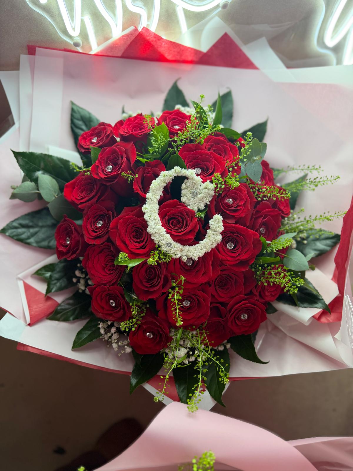 The Ruby Anniversary Monogram