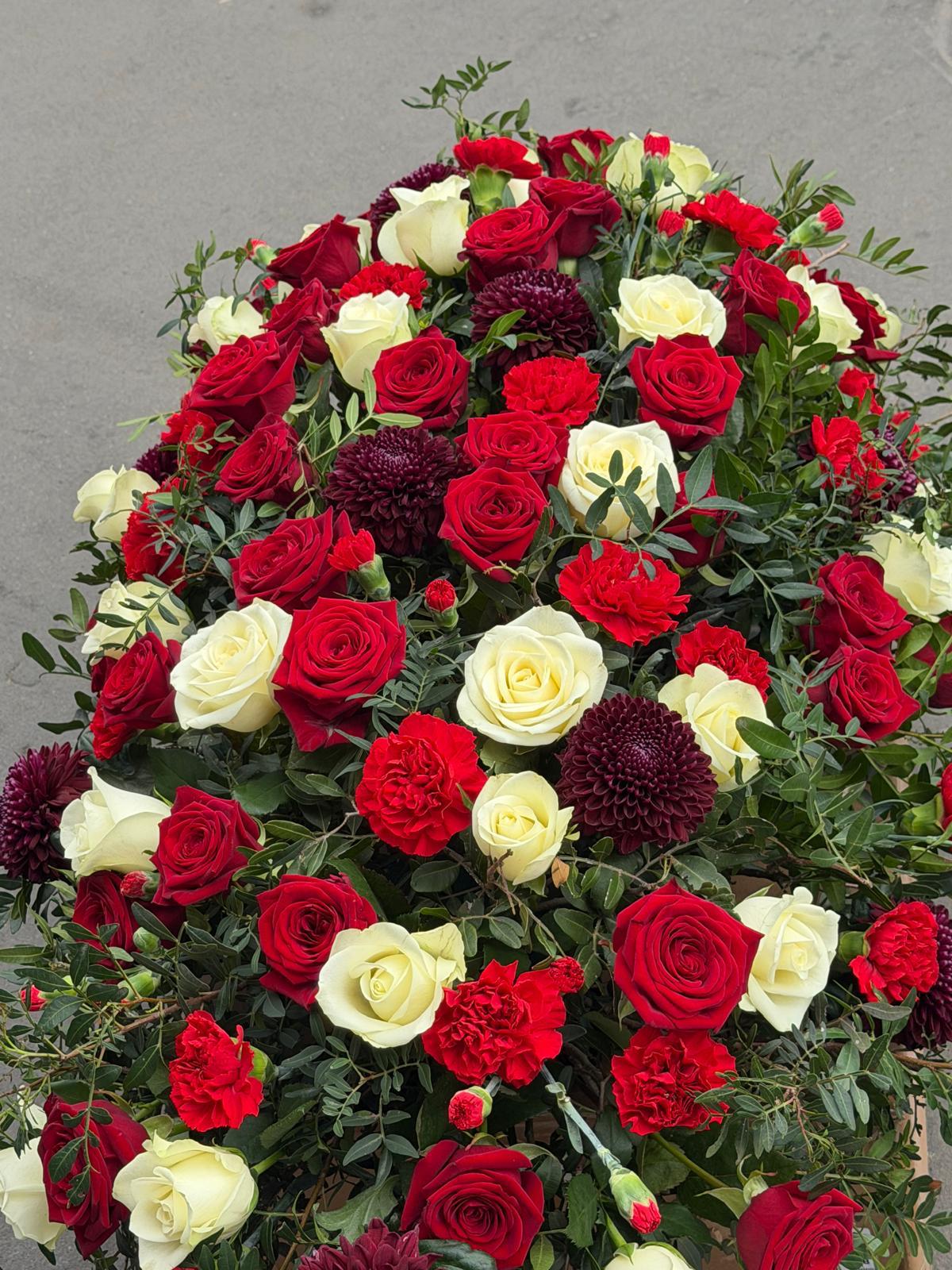 The Eternal Devotion Casket Spray Flowers