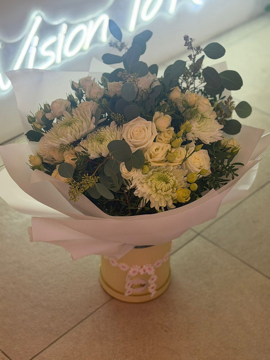 The Ivory Grace Arrangement Flowers
