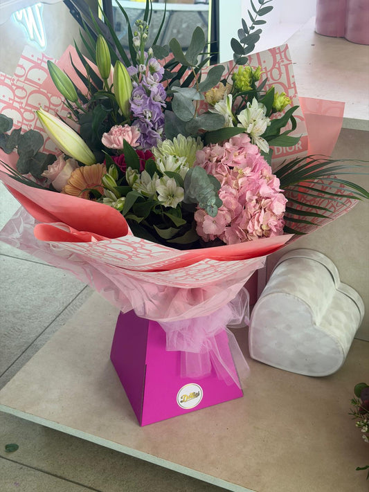 The Birthday Pink Couture Flowers