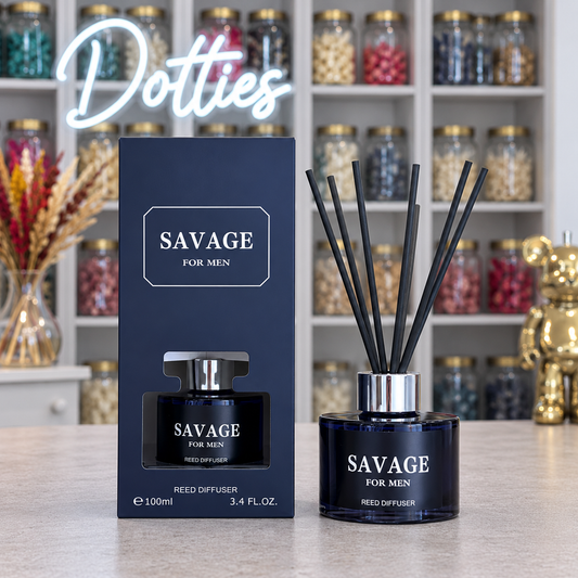 "Savage for Men" Midnight Navy Reed Diffuser – 100ml