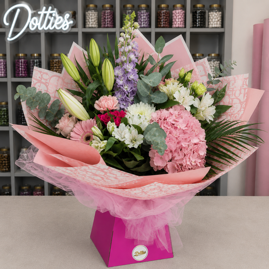 The Birthday Pink Couture Flowers